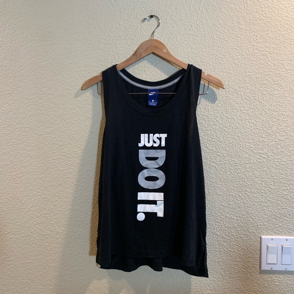 Nike Black Tee with White Accents